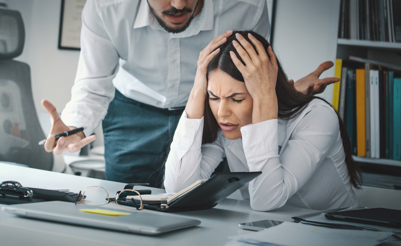 Stress at work.